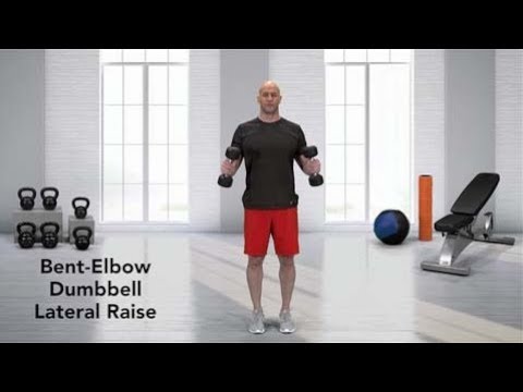 How to do a Bent-Elbow Dumbbell Lateral Raise