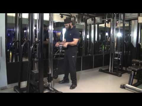 FOREARMS (EXTENSORS) - Cable Reverse Wrist Curls With Straight Handle