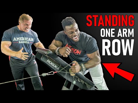 Standing One Arm Cable Row For a Thick Back (Terrence Ruffin)