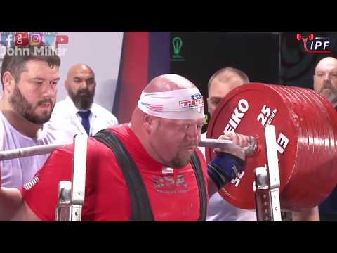 Blaine Sumner - 1st Place 1275.5kg *WR Total &amp; Bench * - 120+kg Class 2019 IPF World Open