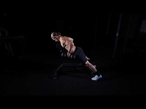 Incline Bench Dumbbell Prone Row