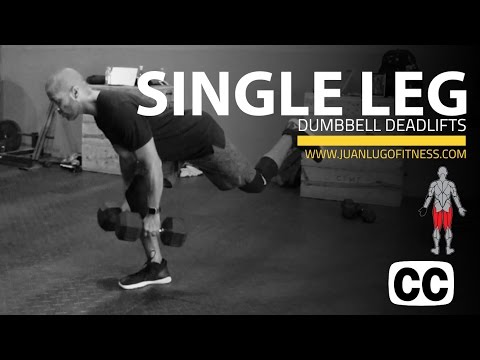 Single Leg Dumbbell Deadlifts