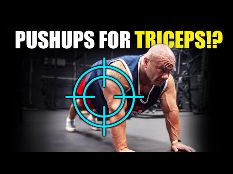 How to Target TRICEPS On The Pushup | Targeting The Muscle