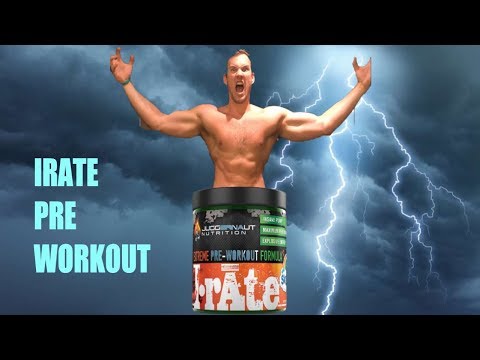 IRATE - Juggernaut Nutrition Pre Workout Review (AMAZING PRODUCT!!)