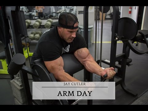 Jay Cutler Blasting Arms