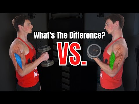 Dumbbell Bicep Curl VS. Hammer Curl (WHICH ONE FOR BIGGER BICEPS?!)