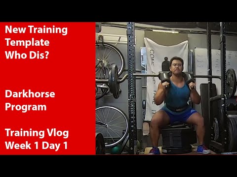 First day of the Darkhorse strongman template. Training Vlog - Week 1 Day 1