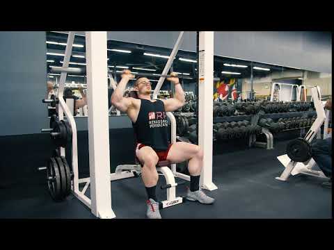 Smith Machine Seated Shoulder Press