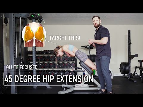 45 Degree Hip Extension [Glutes &amp; Hamstrings Bias]