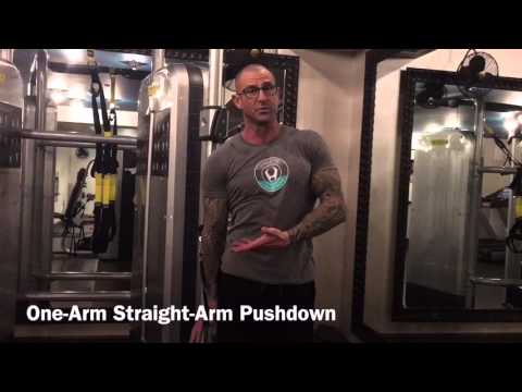 Jim&#039;s Tip of the Day: One-Arm Straight-Arm Pushdown