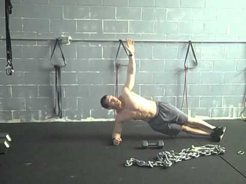 side plank rotations