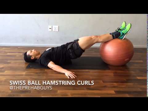 Hamstring Swiss Ball Curls