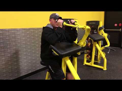 Planet Fitness Triceps Machine - How to use the triceps machine at Planet Fitness