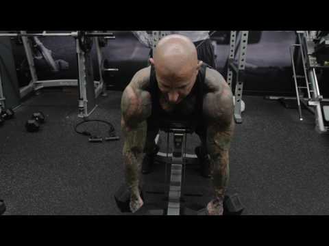 Prone Incline Dumbell Shrug