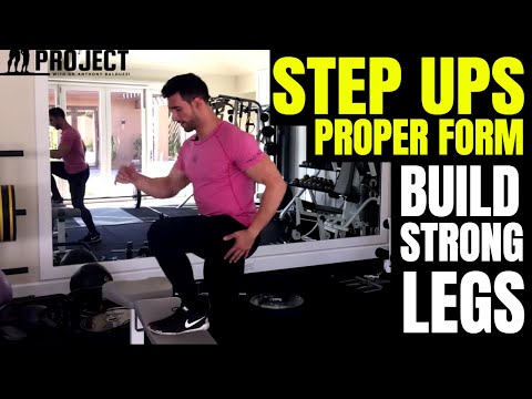 How To Do Step-Ups Properly - Great Exercise For Stronger Quads, Hamstrings &amp; Glutes