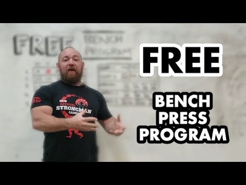 Free Bench Press Program! High Frequency 5-Week DUP for Explosive Short Term Strength Gains!