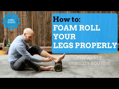 How to Foam Roll Your CALF Properly with The Source Chiropractic