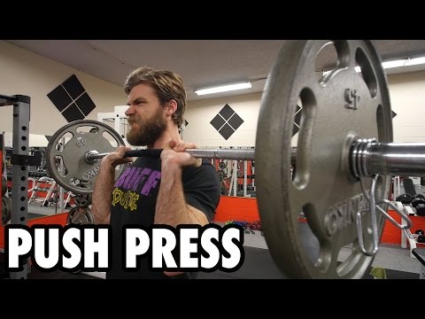 How to Perform the PUSH PRESS - Shoulder Exercise Tutorial