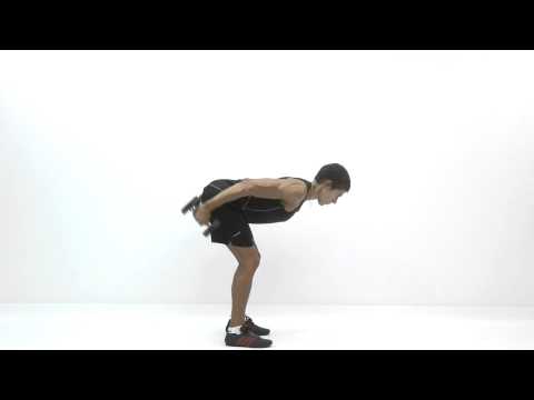 Dumbbell Bent Over Kickback