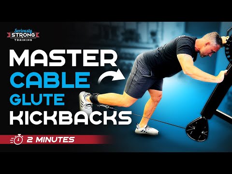 Glute Kickbacks with a Cable Machine (Less is More)