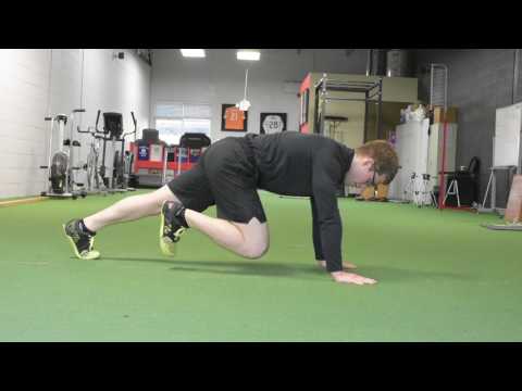 Mountain Climber Hold - a bodyweight training ab exercise