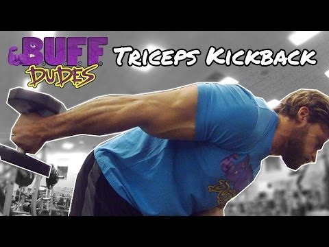 How to Perform Dumbbell Triceps Kickback Exercise