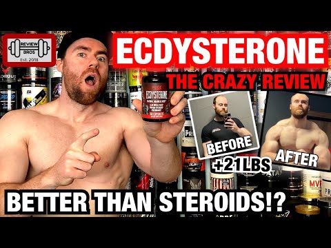 BETTER THAN STEROIDS!? ECDYSTERONE REVIEW | TURKESTERONE BROTHER | GAINED 21LBS 🤯