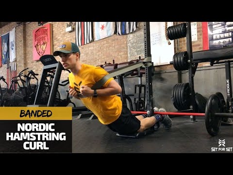 How to do Nordic Hamstring Curls Without a Partner &amp; With Bands