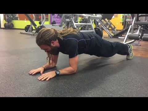 Plank with Alternate Arm Raise