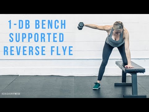 Single Arm DB Bench Supported Reverse Flye