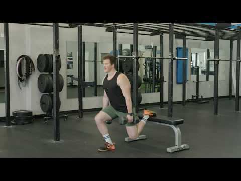 Dumbbell Bulgarian Split Squat (Full Tutorial) - Single Leg Exercise for QUADS