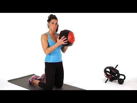 How to Do Kneeling Chops w/ Medicine Ball | Abs Workout