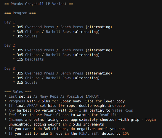 Phraks GreySkull LP Program Overview