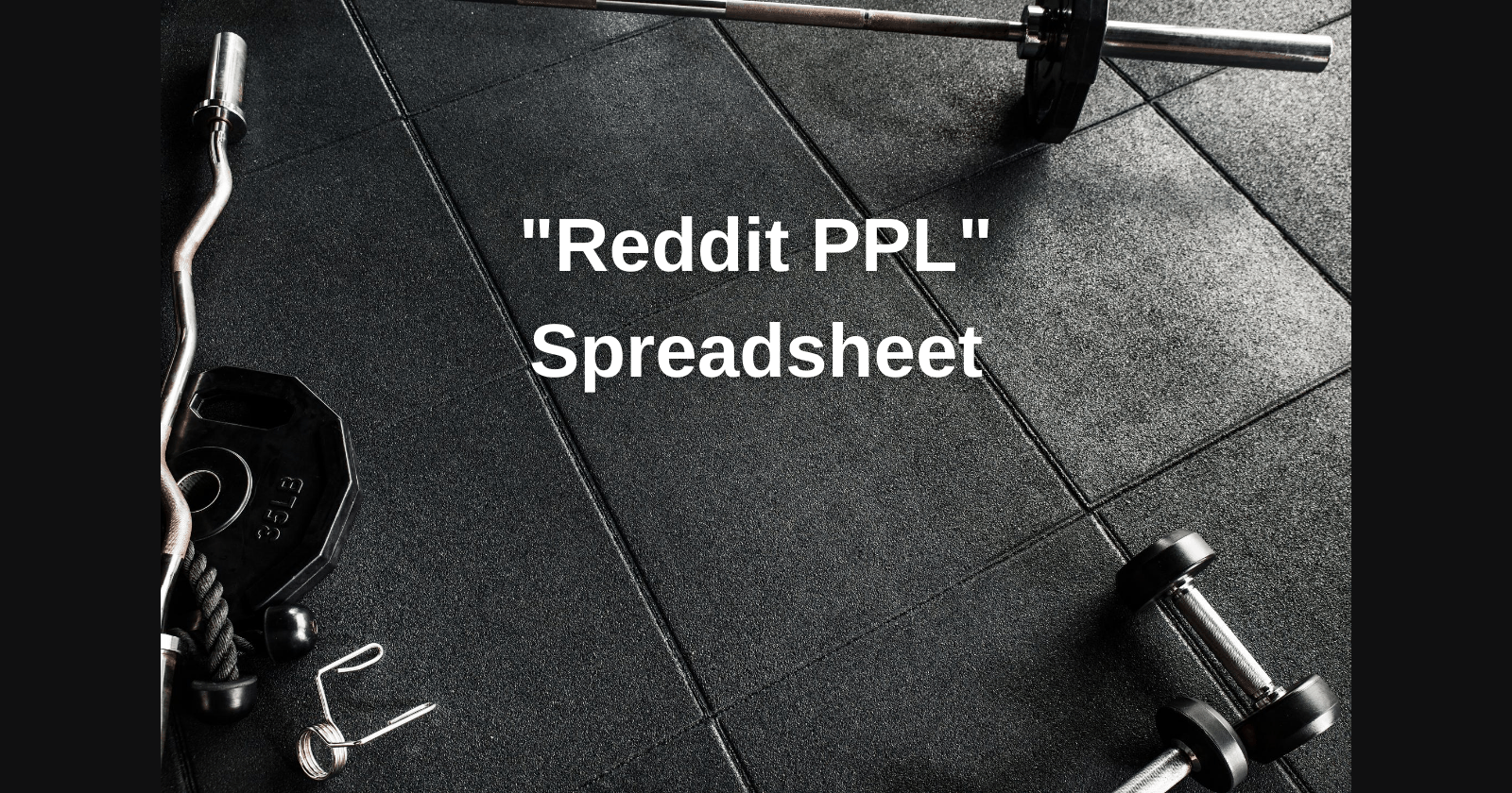 The Famous Reddit PPL Program Spreadsheet Improved 2024 Lift