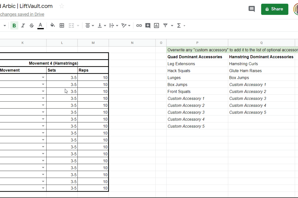 Powerlifting Peaking Program