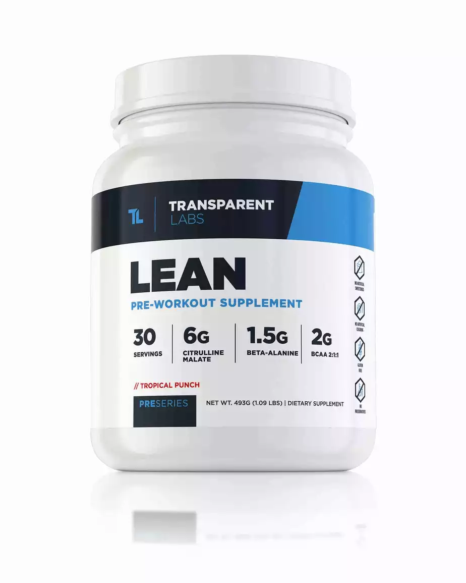 Lean Pre Workout - Transparent Labs