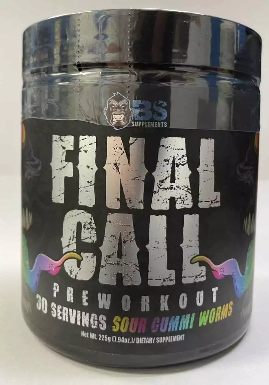 Final Call Pre Workout - BS Supplements