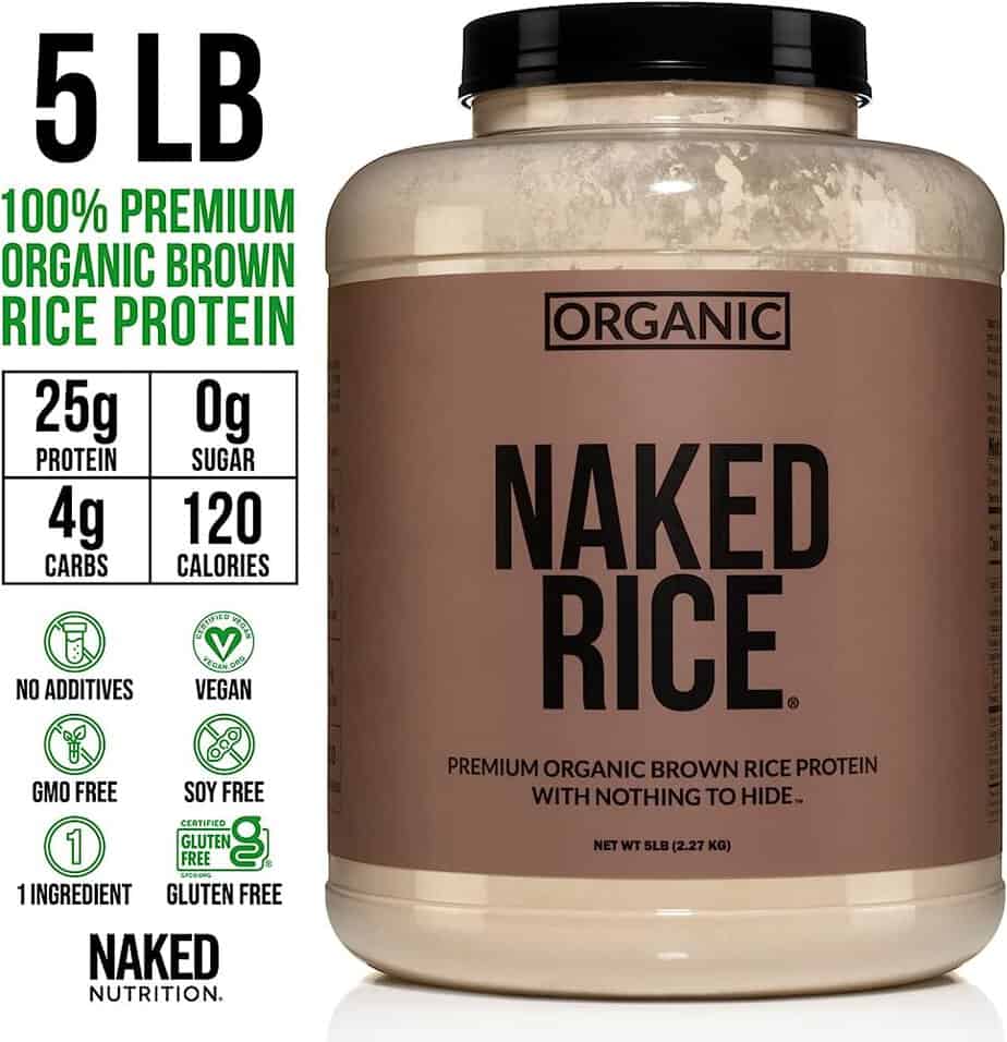 Organic Brown Rice Protein Powder - Naked Nutrition