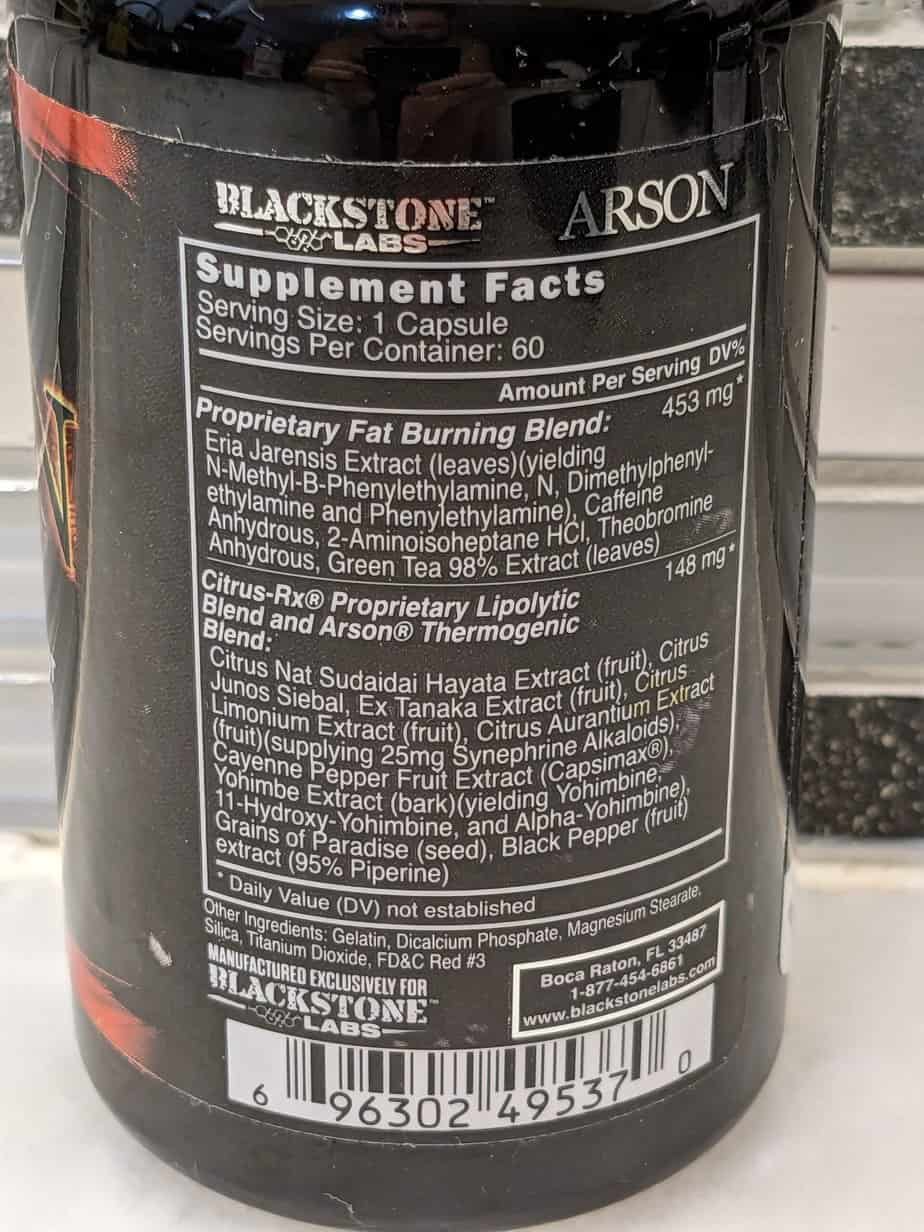 Blackstone Arson Fat Burner Review (2024) Lift Vault