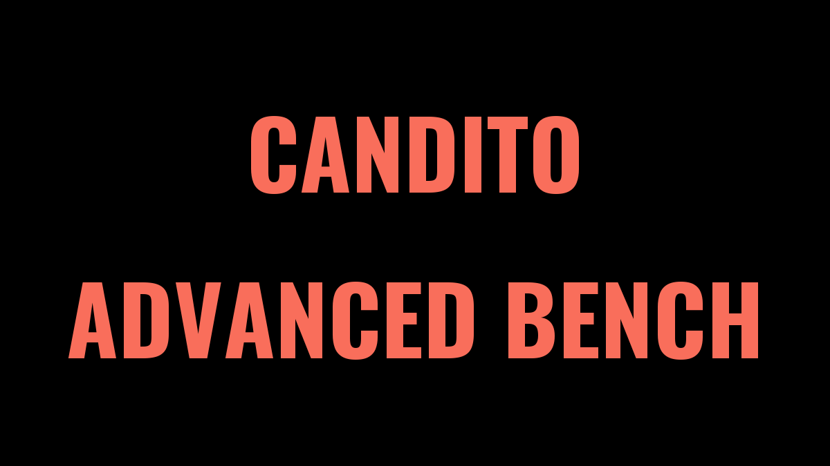 Candito 6 Week Advanced Bench Press Program Spreadsheet