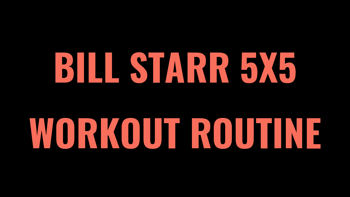 Bill Star 5x5 Workout Routine Spreadsheet