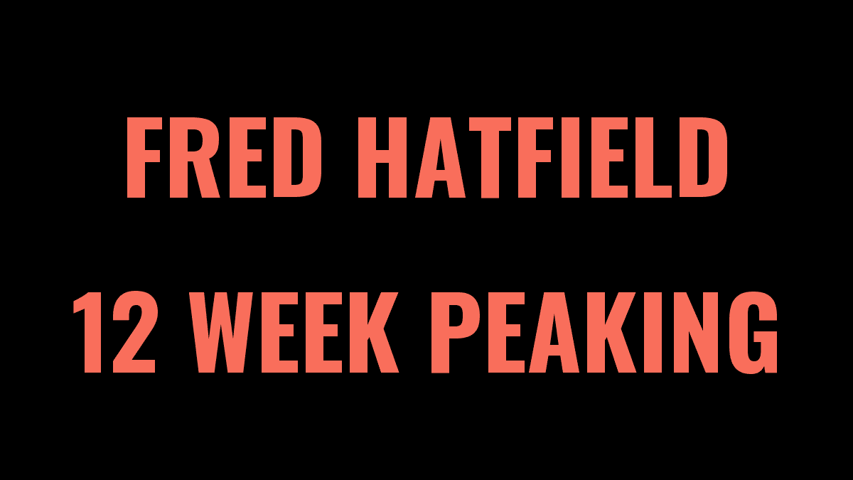 Fred Hatfield (Dr. Squat) 12 Week Peaking Program Spreadsheet