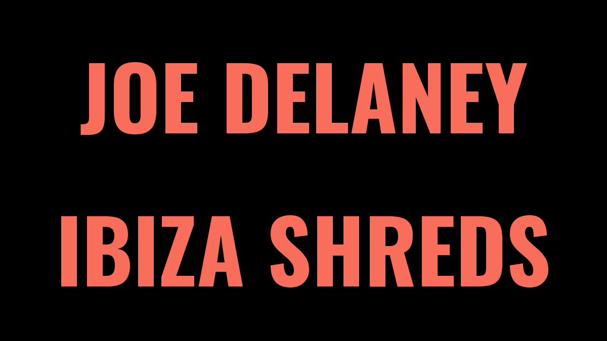 Joe Delaney Ibiza Shreds 6 Day Upper/Lower Split Workout Routine
