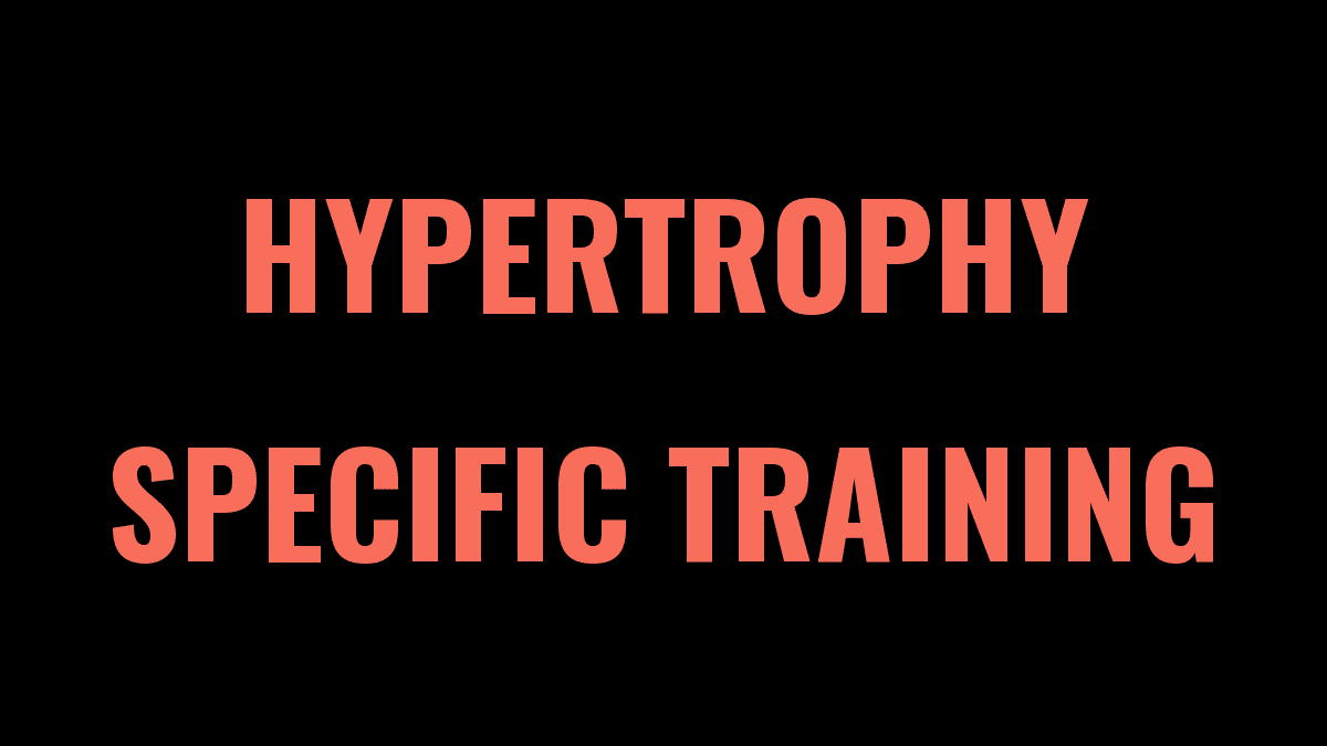 8 Week Hypertrophy Specific Training Program Spreadsheet (HST)